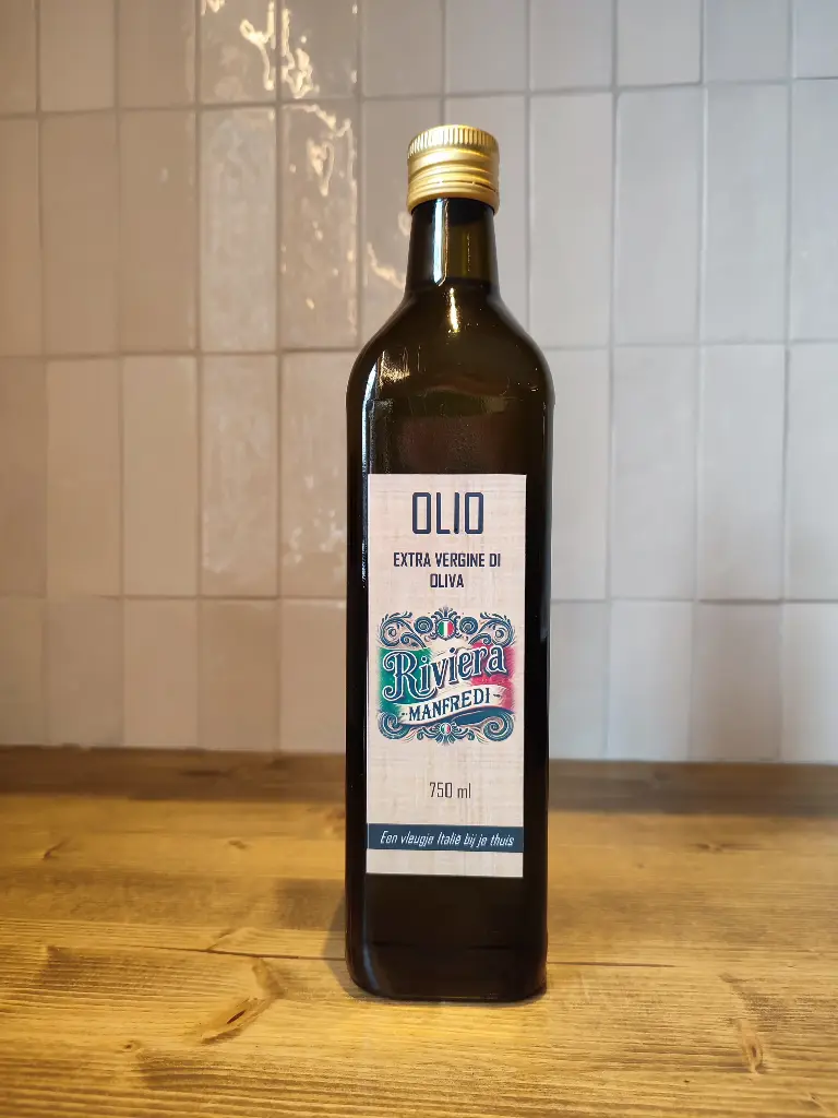 Olio Extra vergine@Riviera Manfredi - Bouteille en verre (750ml)