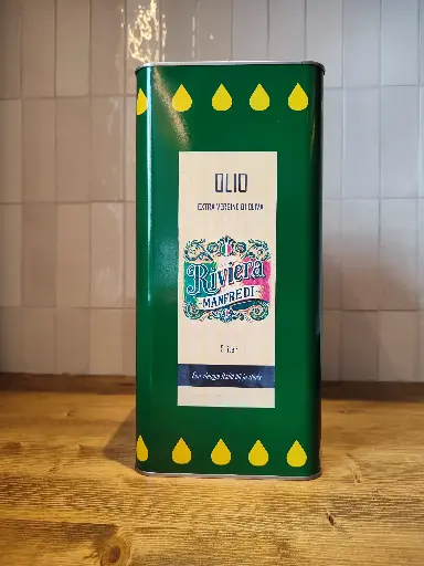 [LQ_5l] Olio Extra vergine@Riviera Manfredi - Bidon (5 litres)